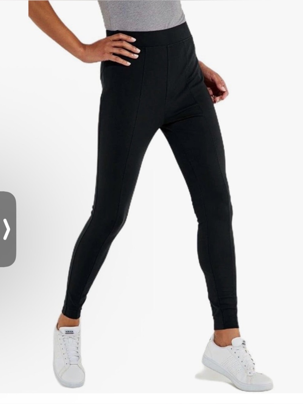 Coolibar pull on legging, sarsala cove, black, medium, UPF 50+